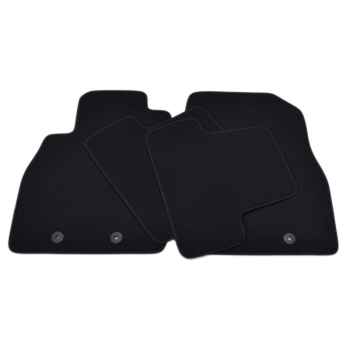 Opel Ampera 2011-2014r. Czarne samochodowe dywaniki welurowe - Gold